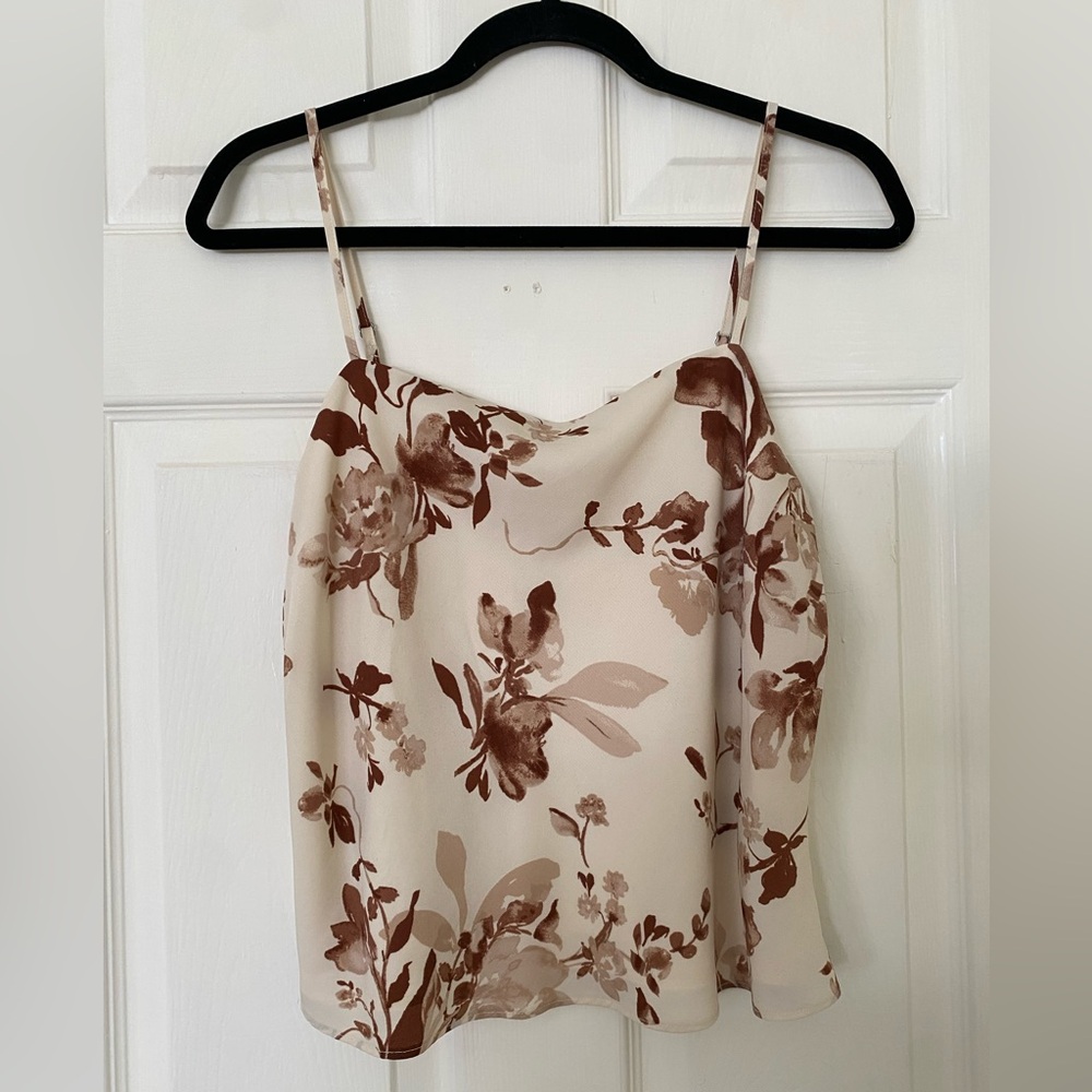 abercrombie floral cami